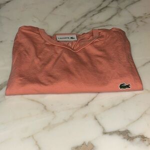 Peach cotton Lacoste tshirt